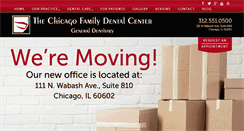 Desktop Screenshot of chicagofamilydental.com